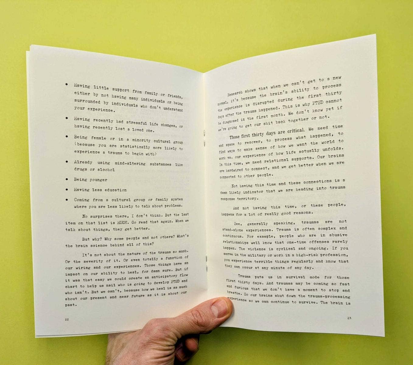 Microcosm Publishing & Distribution - Wholesale Self-Help & Personal Development Book - Unfuck Your PTSD: Trauma Recovery Using Brain Science (Zine)4