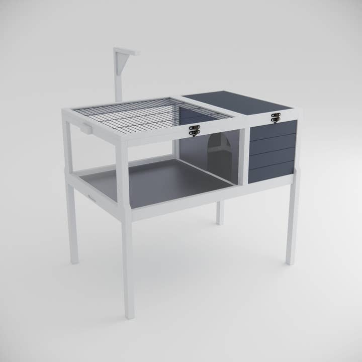 39F Inc. - Wholesale Pet Carrier - Cat/Dog - Reptile Habitat Tortoise House with Lamp Holder, Large Observation Window, Waterproof Tray, Detachable Legs, Easy to Clean Wooden Enclosure for Turtles, Lizards, Geckos, and Small Pets Indoor Outdoor6