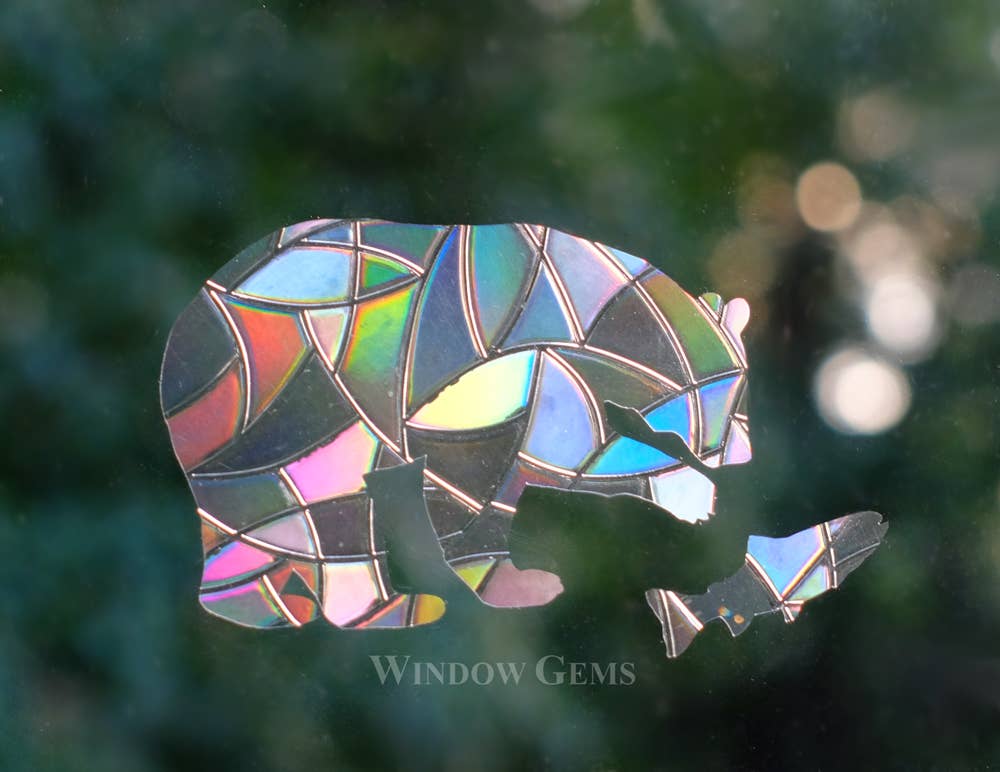 Window Gems - Wholesale Suncatcher - Redwood Mix Window Decals, Save birds from Window Collisions2