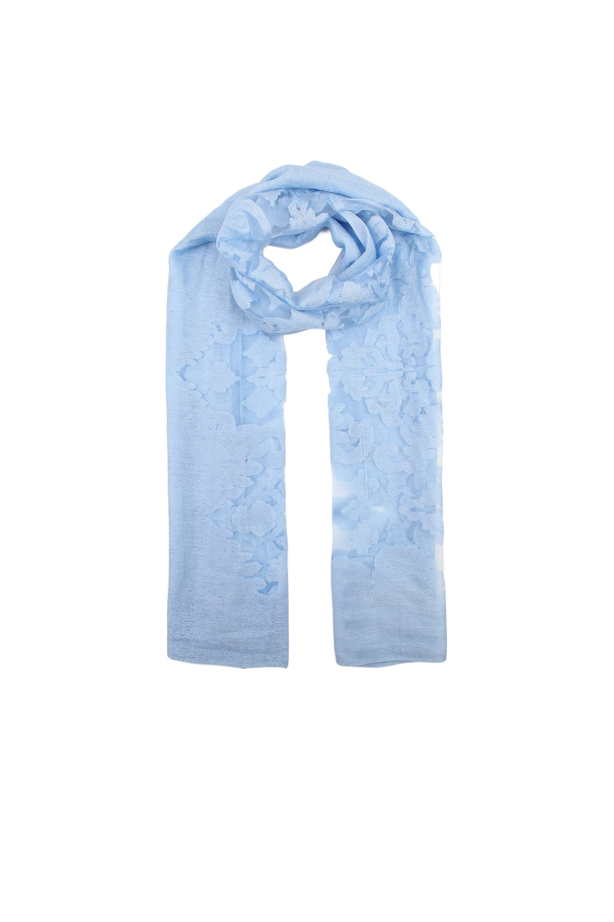 PHANIE MODE - Wholesale Head Scarf - Women's - Lace Scarf for Ceremony 106622