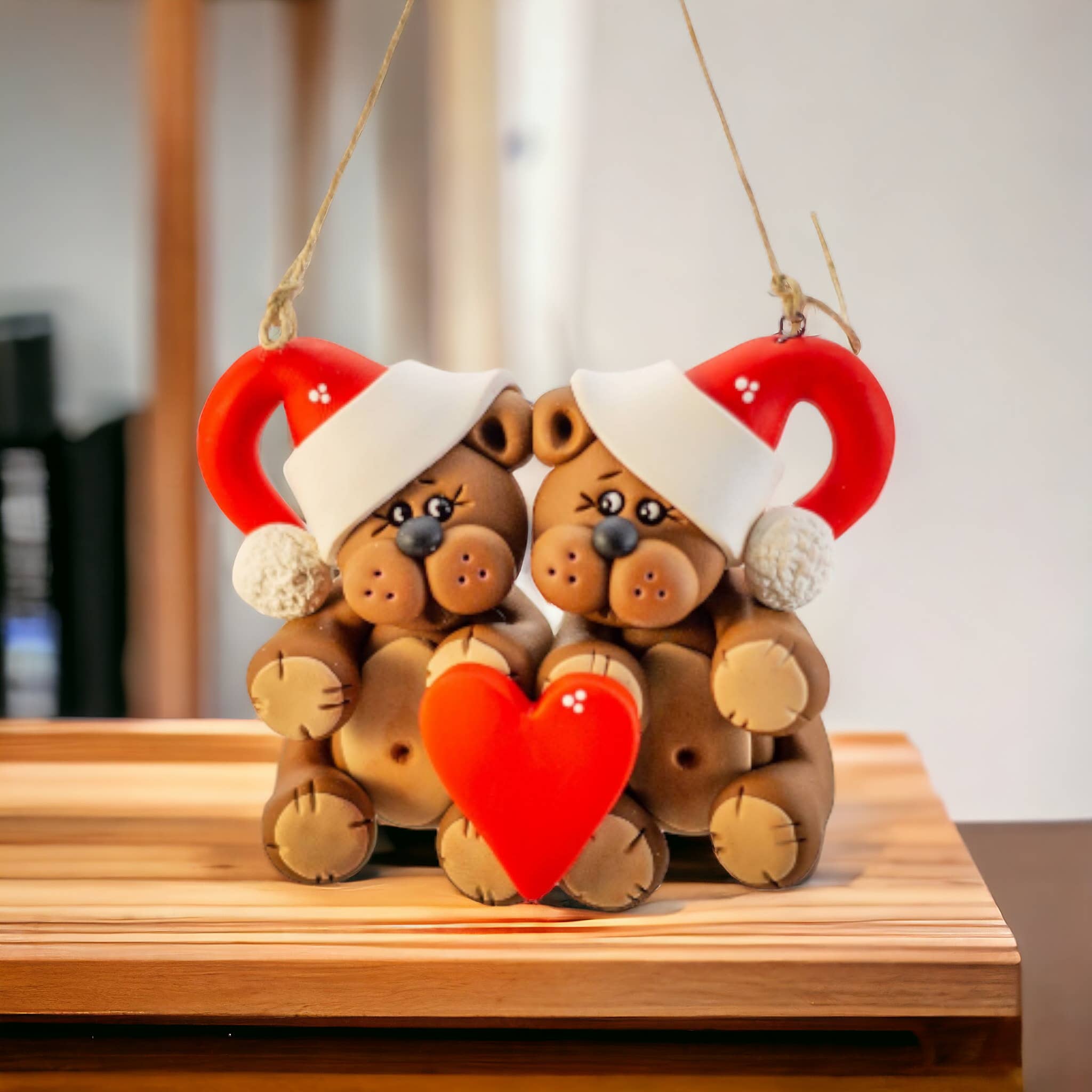 Clayfun Creations – Großhandel Verzierung – Liebesbärenpaar