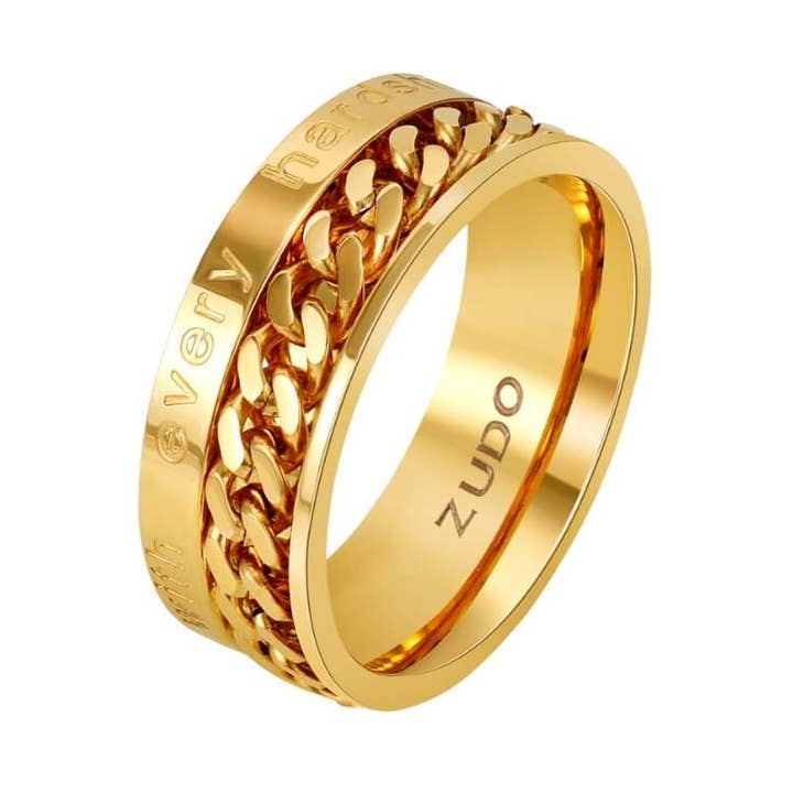 Verily With Every Hardship Comes Ease - Fidget Ring for wholesale by ZUDO