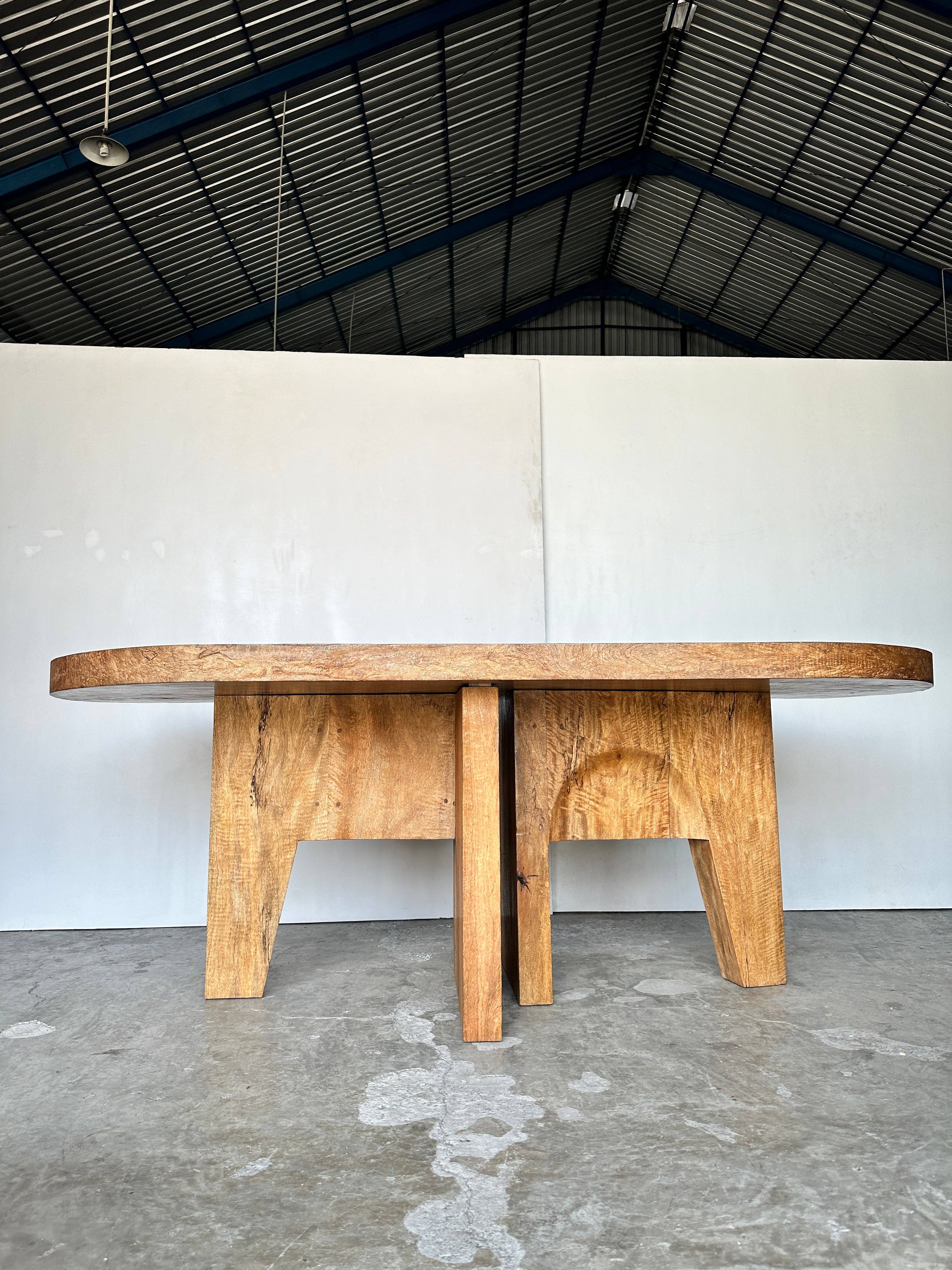 Office Objets - Wholesale Coffee Table - Massive mango wood table 2m10x1m57