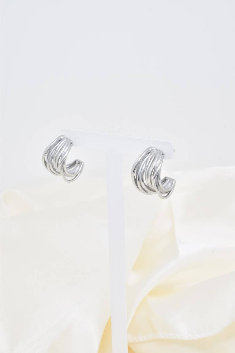 Kapyco - Wholesale Hoop Earrings - stainless steel creole earrings -BO1003064