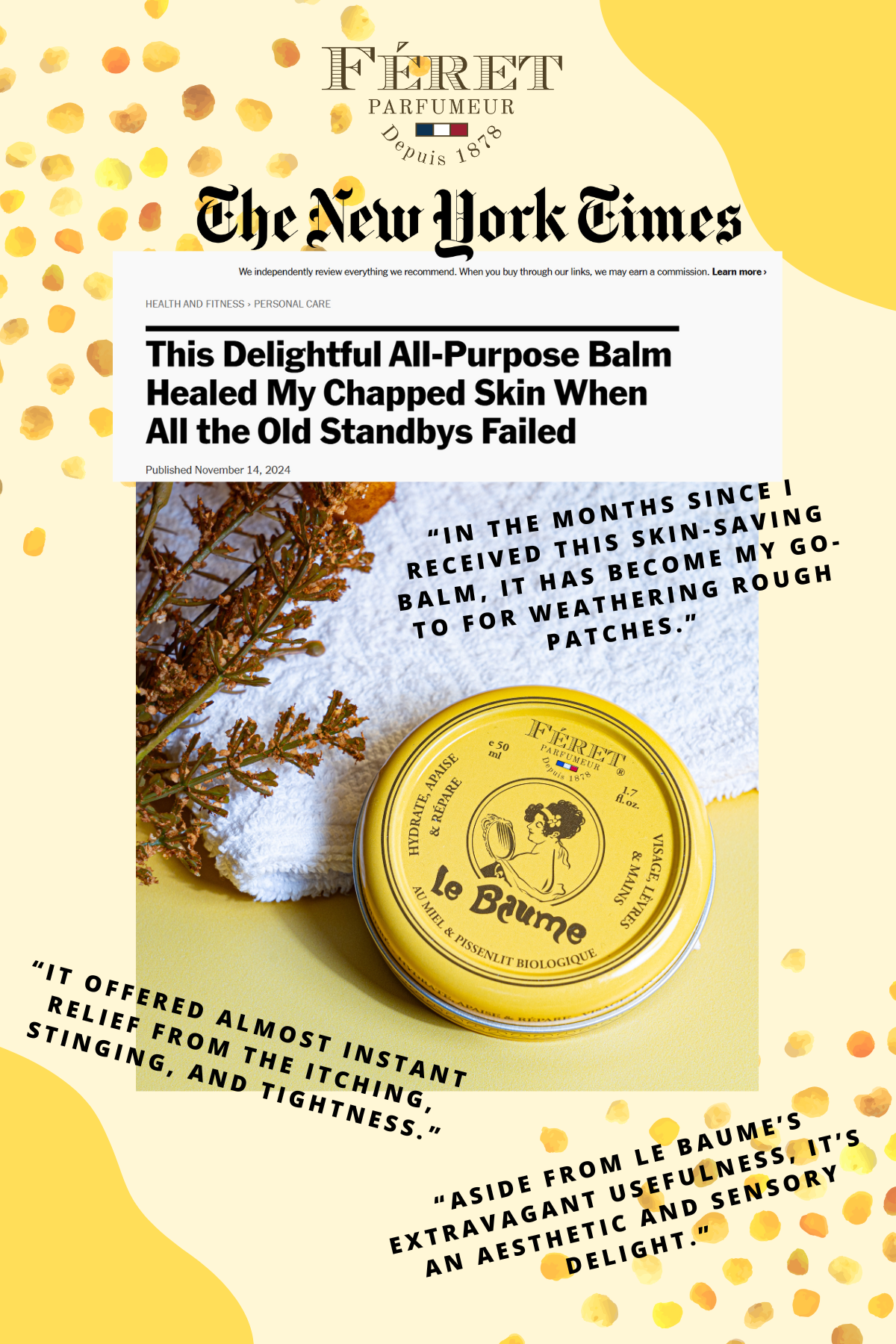 Feret Parfumeur - Distributed by Scents of Europe - Wholesale Body Balm/Butter - *BUY 1 Get 1 50% OFF* Violet All-in-One Balm - 1.7 oz5