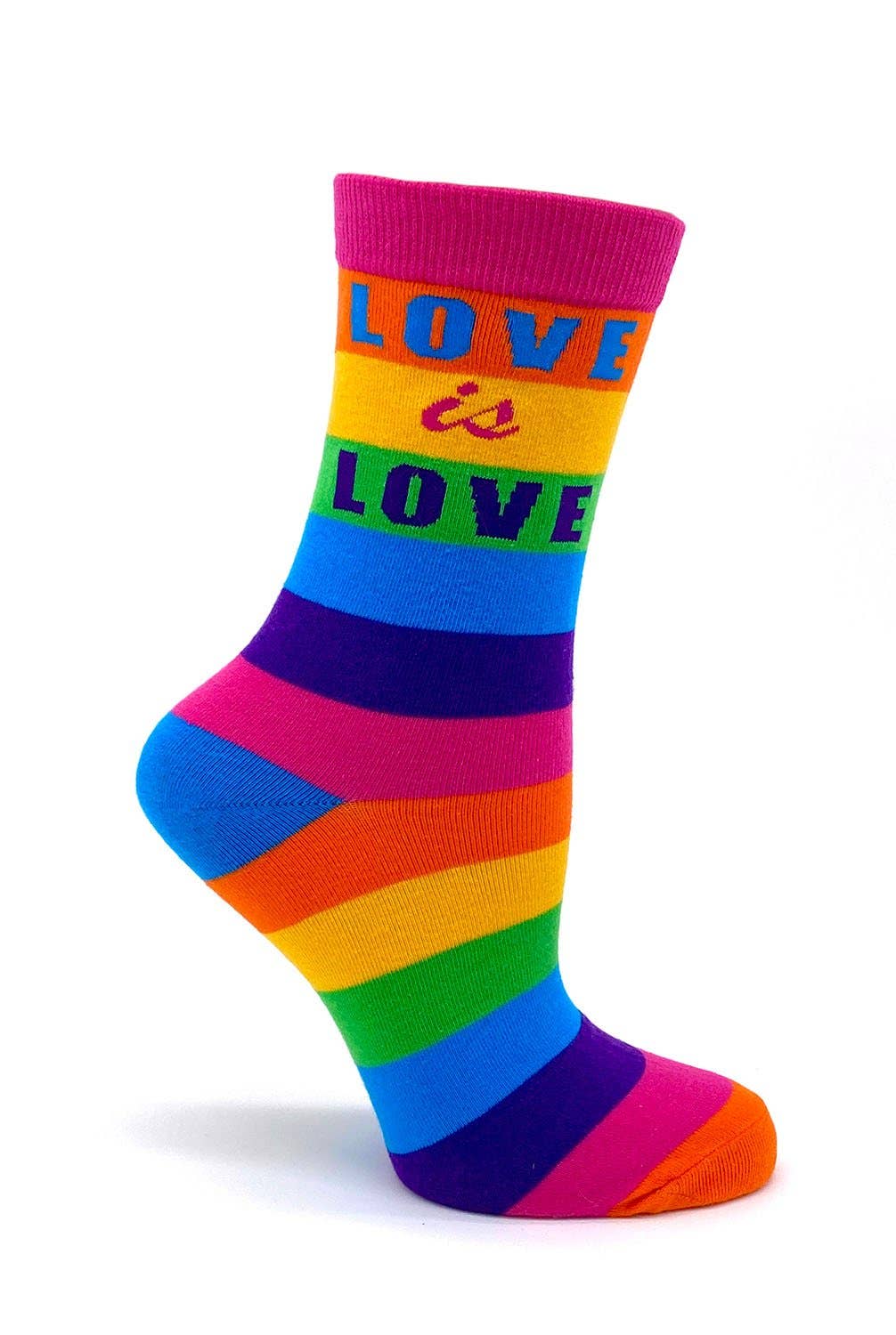 Fabdaz - Wholesale Socks - Women's - LOVE is LOVE Women's Crew Socks2