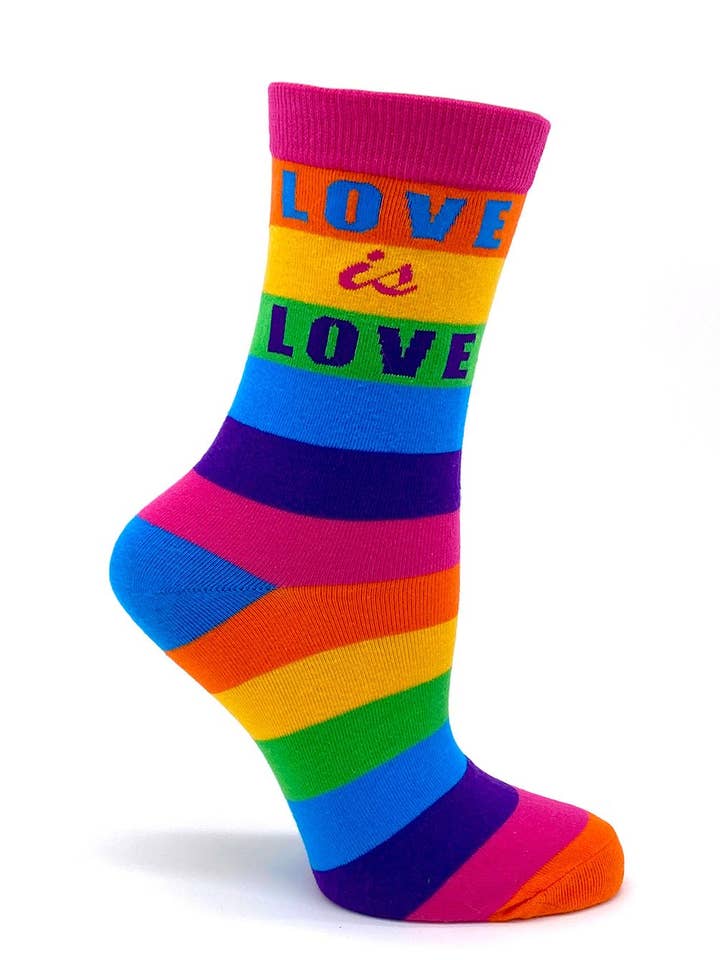 Fabdaz - Wholesale Socks - Women's - LOVE is LOVE Women's Crew Socks2