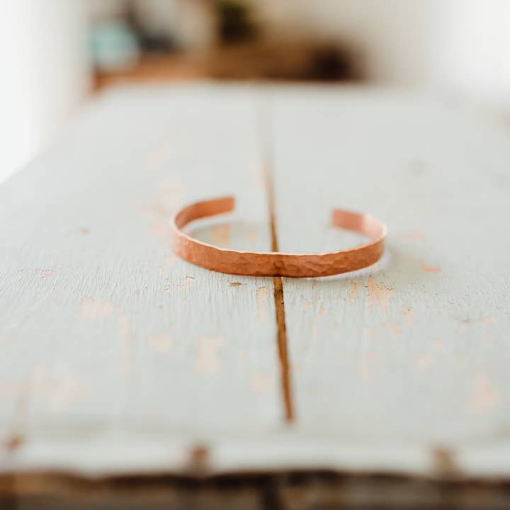 Hammered Copper Bracelet for wholesale by Maggie Claire Designs