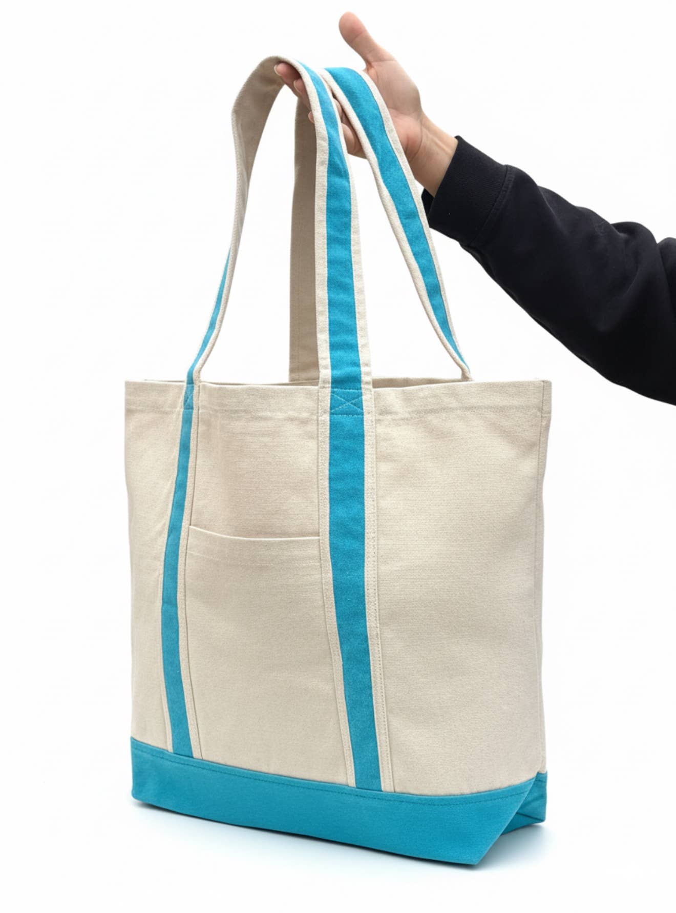 Lungta Imports - Wholesale Tote Bag - Women's - Canvas Tote with Pocket – Reusable Daily & Travel Bag11