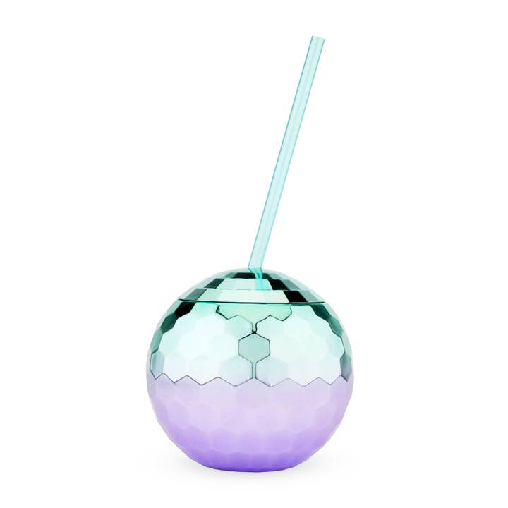 Blush - Wholesale Drinking Glass/Cup - Assorted Ombre Disco Ball Drink Tumblers1