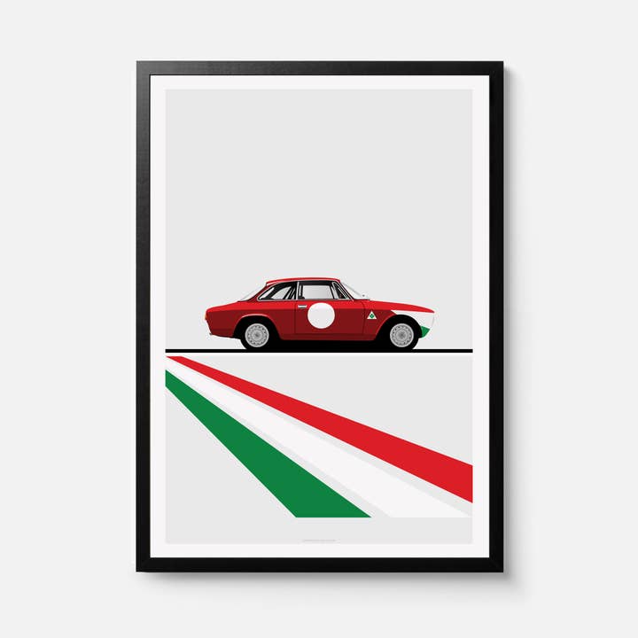 Alfa Romeo Giulia Sprint GTA Art Print for wholesale by Graphic Deluxe
