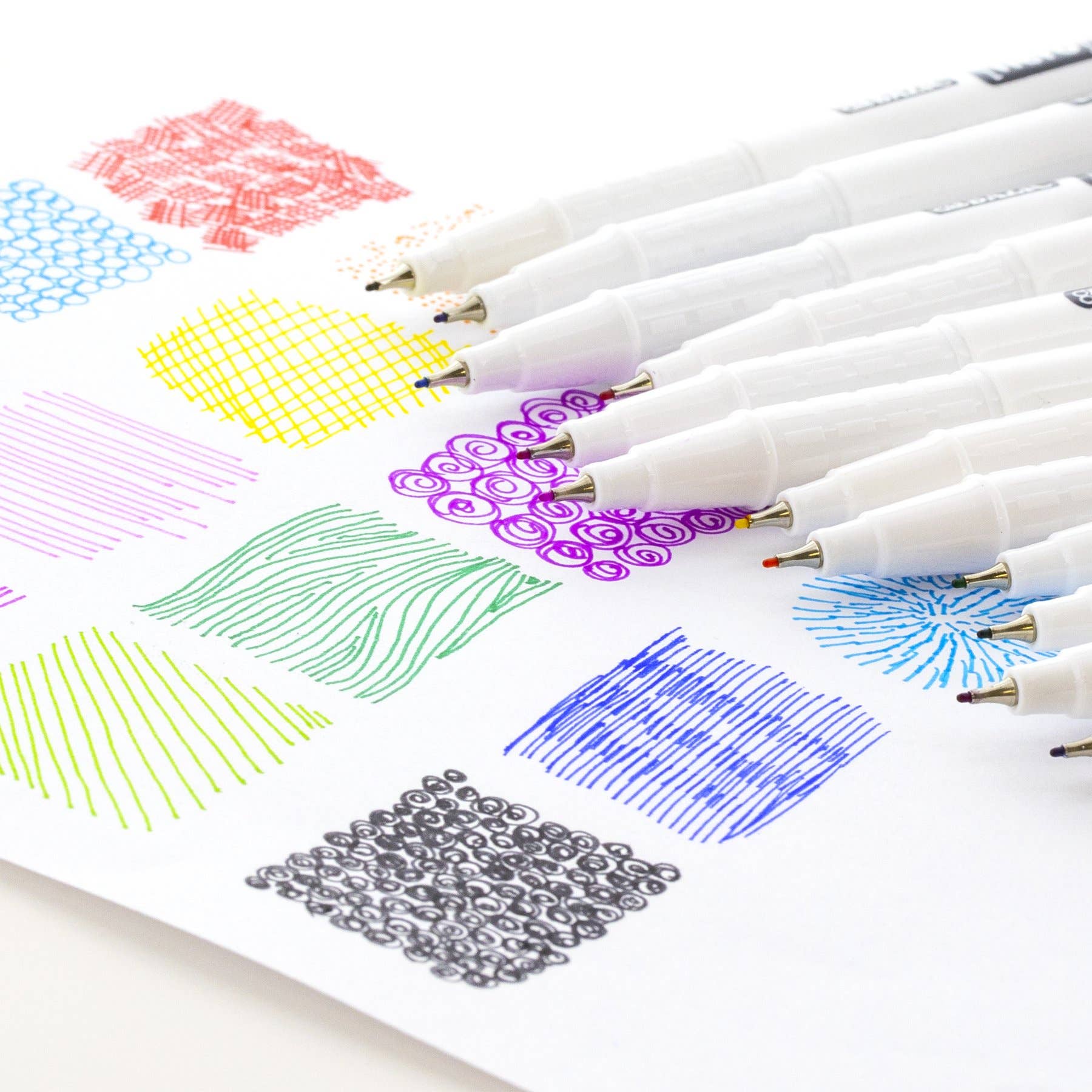 Luna Office Supply -  Everyday Essential - Wholesale Pen - 12 Color Fiero Fiber Tip Fineliner Pen1