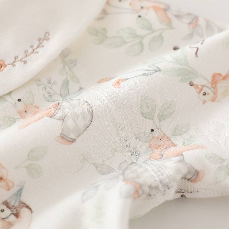 MyKids-USA® - Wholesale Jumpsuit - Baby - Autumn and Winter Arrival Baby Girls Animals Cartoon Pattern Long Sleeves Thick Rompers2