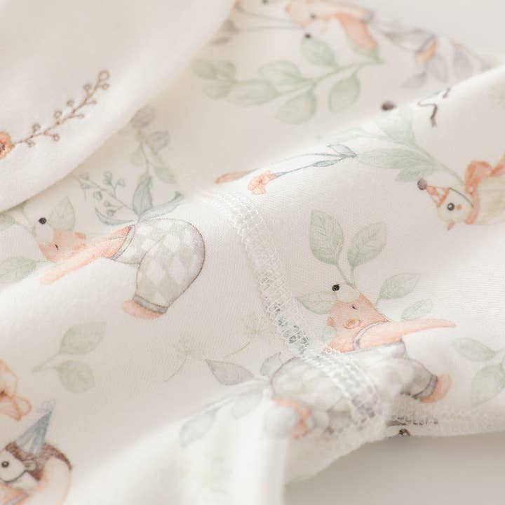 MyKids-USA® - Wholesale Jumpsuit - Baby - Autumn and Winter Arrival Baby Girls Animals Cartoon Pattern Long Sleeves Thick Rompers3