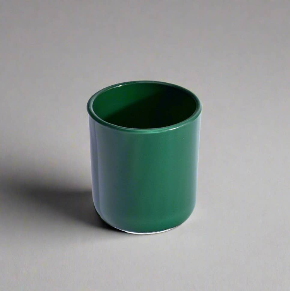 Hive and Honey Candle Supply - Wholesale Candle Holder - 2.5oz Glossy Green Candle Jar