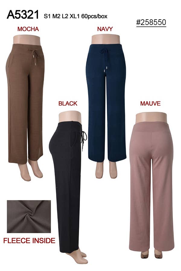 SSImport – wholesale Byxor - Dam – A5321 VINTERFLEECE BYXOR MED BREDA BEN MIXADE STORLEKAR 12ST8