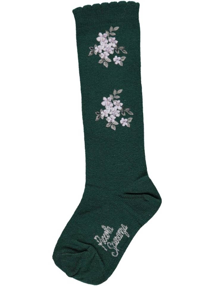 Calze verdi con bouquet di fiori per la vendita all'ingrosso da parte di Piccola Speranza