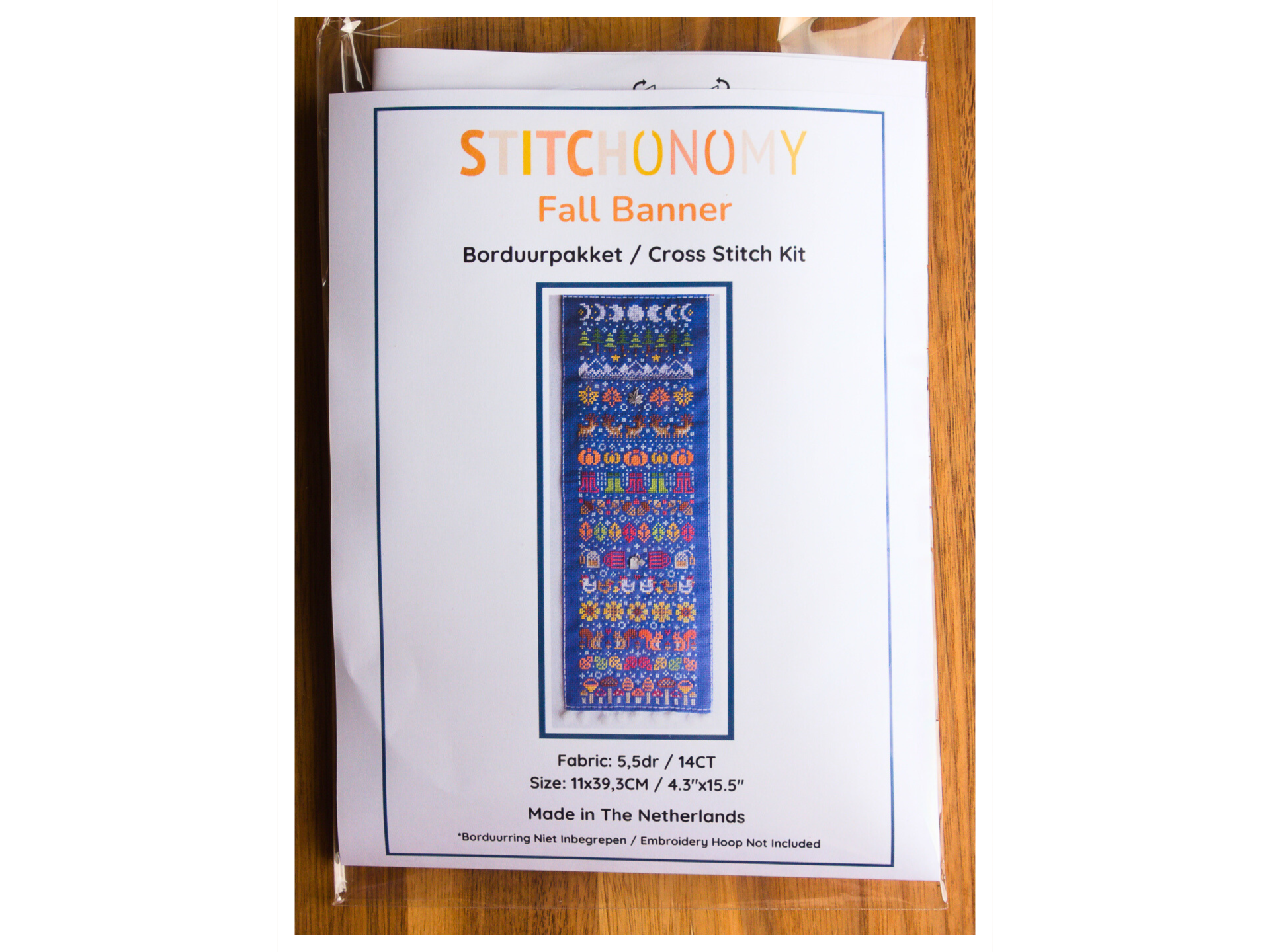 Stitchonomy - Wholesale Embroidery/Cross Stitch Supplies - Herfst Banner Kruissteekpakket3
