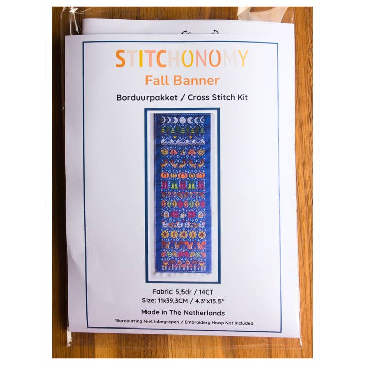Stitchonomy - Wholesale Embroidery/Cross Stitch Supplies - Herfst Banner Kruissteekpakket3