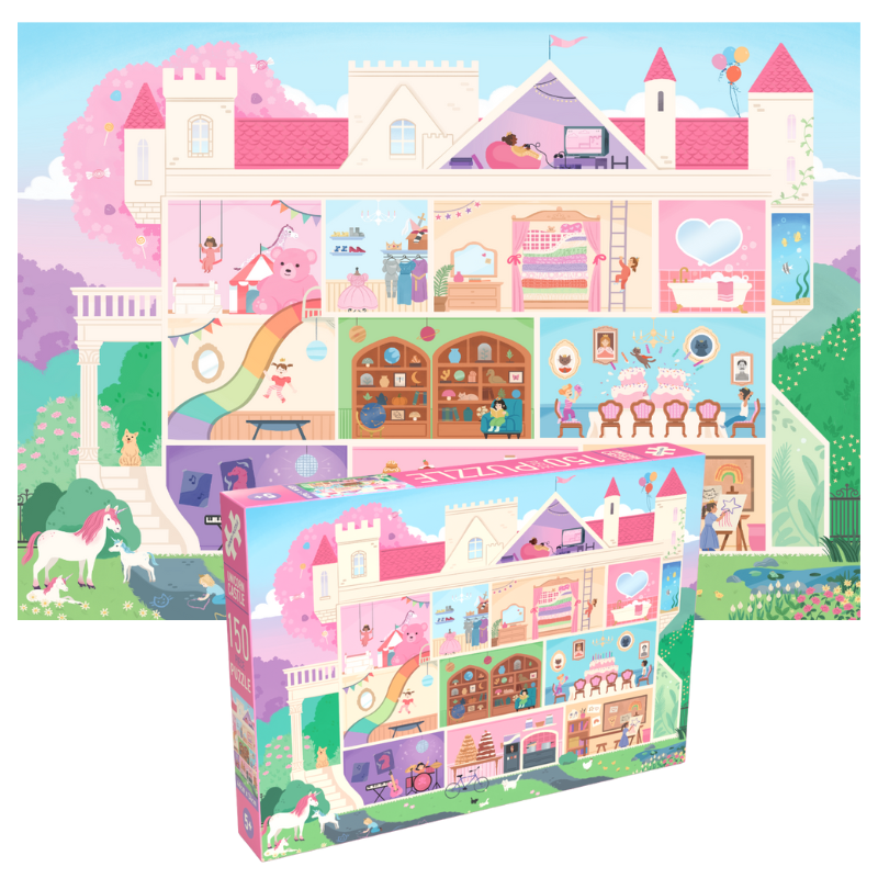 Penny Puzzle – wholesale Pussel - Barn – UNICORN CASTLE pussel med 150 XL bitar för barn 5+ år1