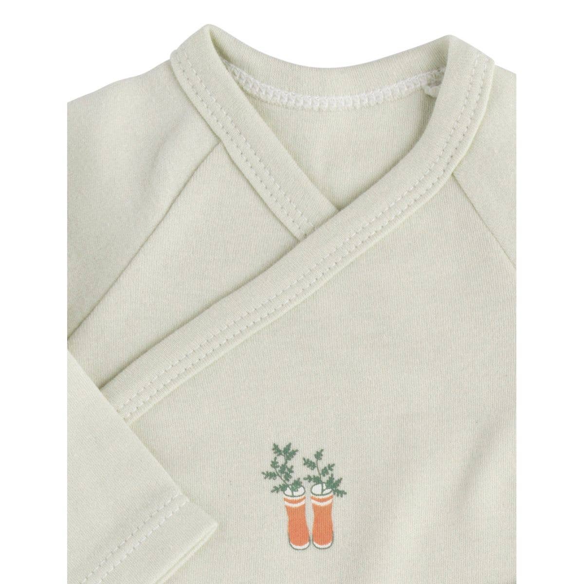 Sauthon - Vendita all'ingrosso Tutina (senza piedini) - Neonati - Set da 3 body Botanica per bebè, taglia 3 mesi1