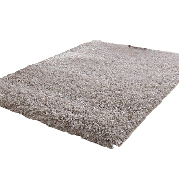 HomeRoots - Wholesale Area Rug - 8' x 11' Beige Shag Hand Tufted Area Rug1