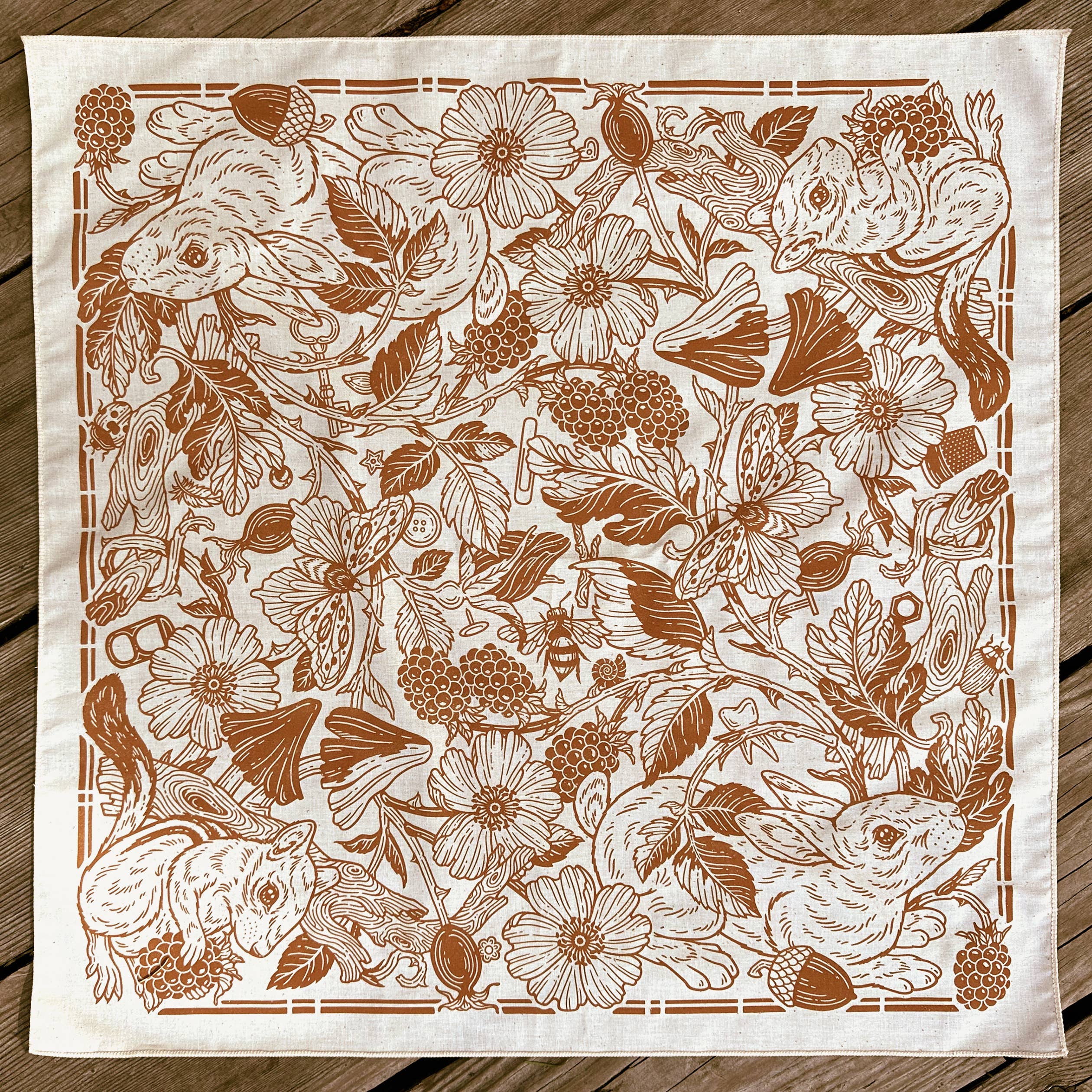 Kate O'Hara - Wholesale Bandana - Women's - Thicket Bandana – Russet5