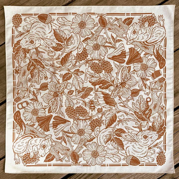 Kate O'Hara - Wholesale Bandana - Women's - Thicket Bandana – Russet5