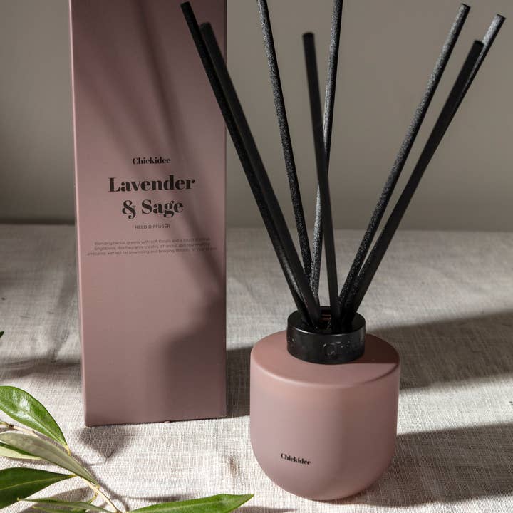 Lavender & Sage Core Reed Diffuser for wholesale by Chickidee