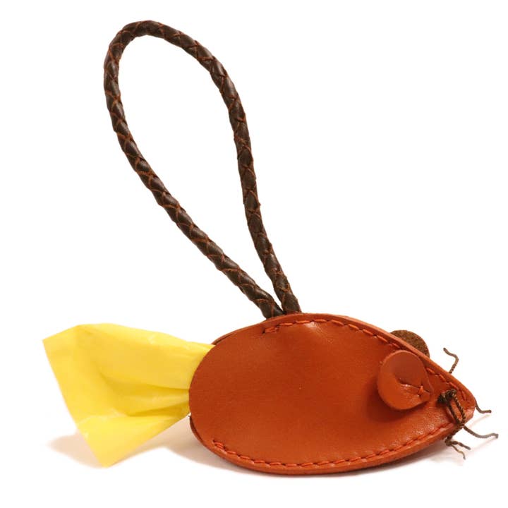 Mouse Poobag Dispenser ochre for wholesale by Georgie Paws