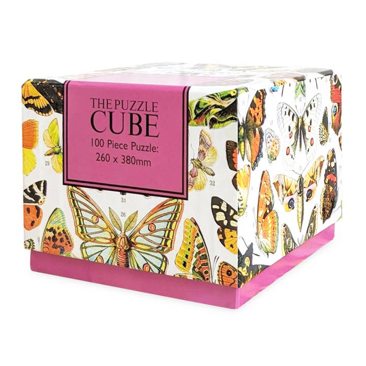 Vintage Sommerfugle – 100 Brikkers Puslespil for engroshandel hos Robert Frederick Ltd