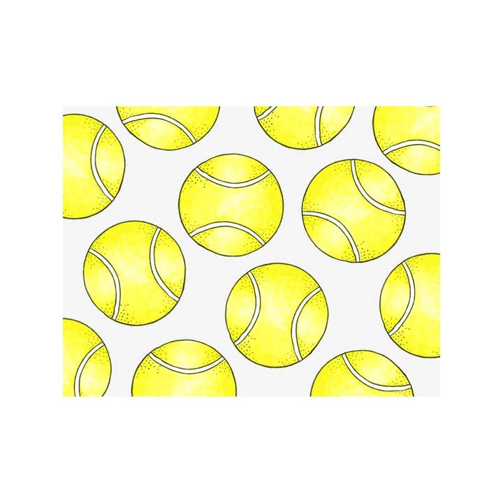 Carte de note de tennis pour la vente par Brake Ink Stationery