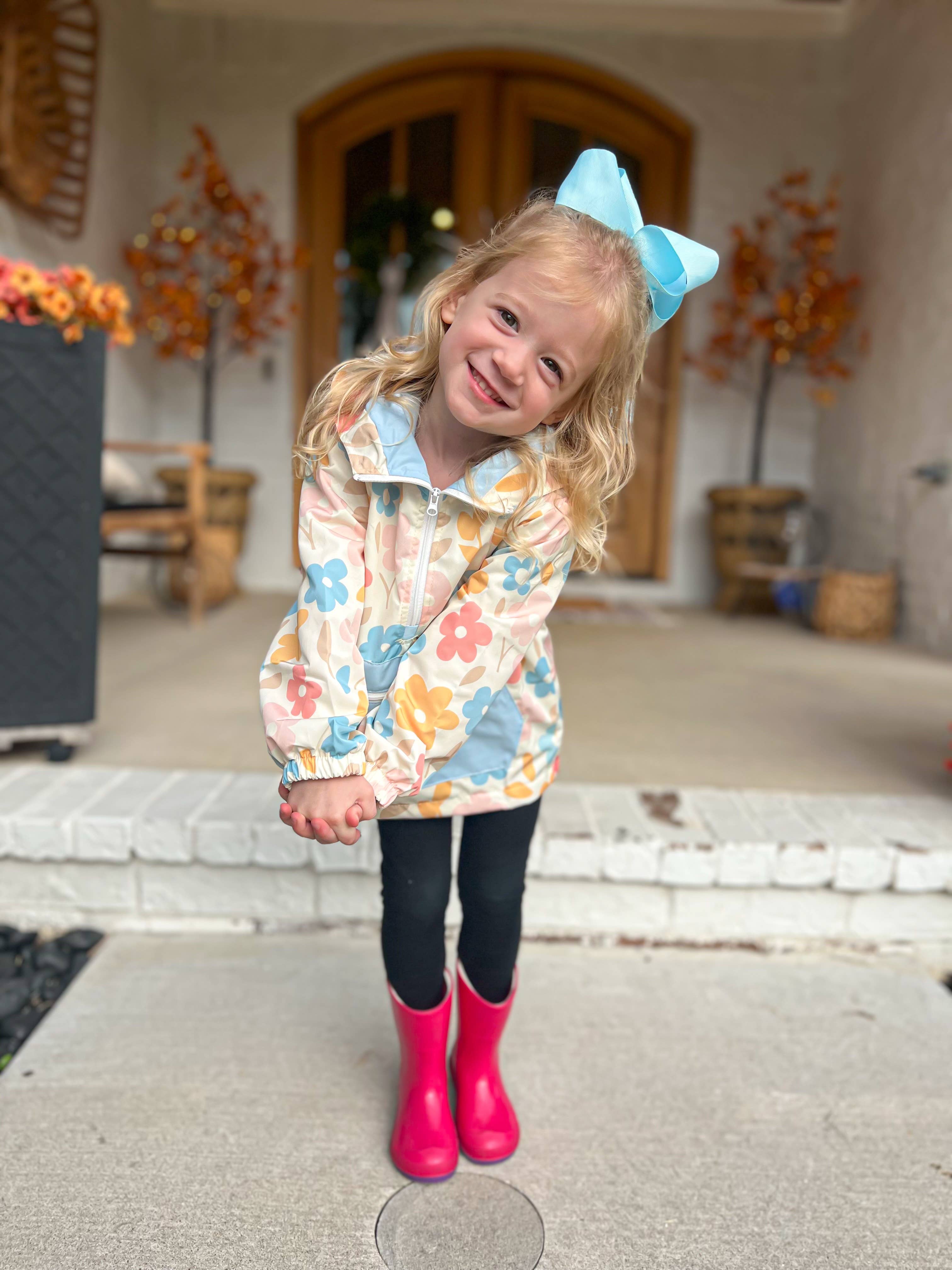 Southern Refinery - Wholesale Raincoat - Kids - Floral Rain Jacket / windbreaker / waterproof / girls jacket4