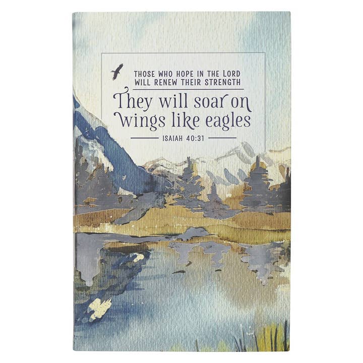 Journal Softcover On Wings like Eagles Isa. 40:31 for wholesale by Christian Art Gifts