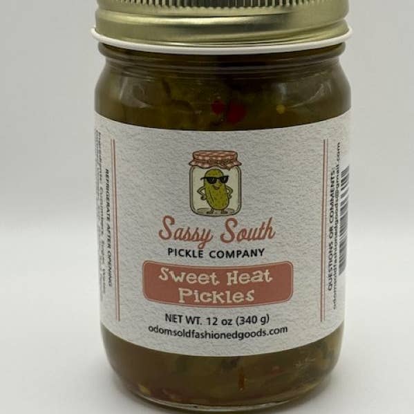 Sweet Heat Pickles for wholesale by Odom's Old Fashioned Goods