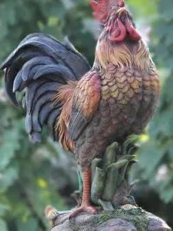 Supersized Rooster-Standing for wholesale by ABitQuackers