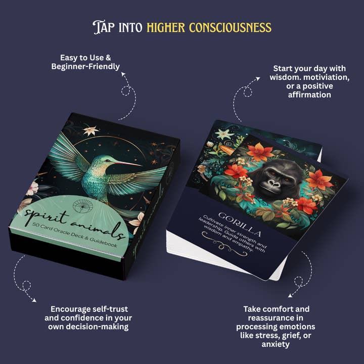 Designs by Deekay Inc. - Wholesale Tarot Cards - Spirit Animal Oracle Card Deck1