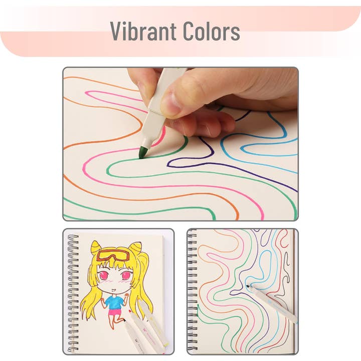 Mr. Pen - Wholesale Marker - Mr. Pen Permanent Markers, 12 Colors