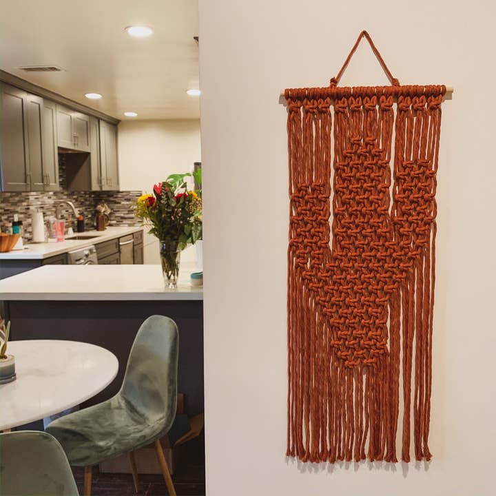 Radically You - Wholesale Tapestry/Textile - Saguaro Macrame Cactus Wall Hanging