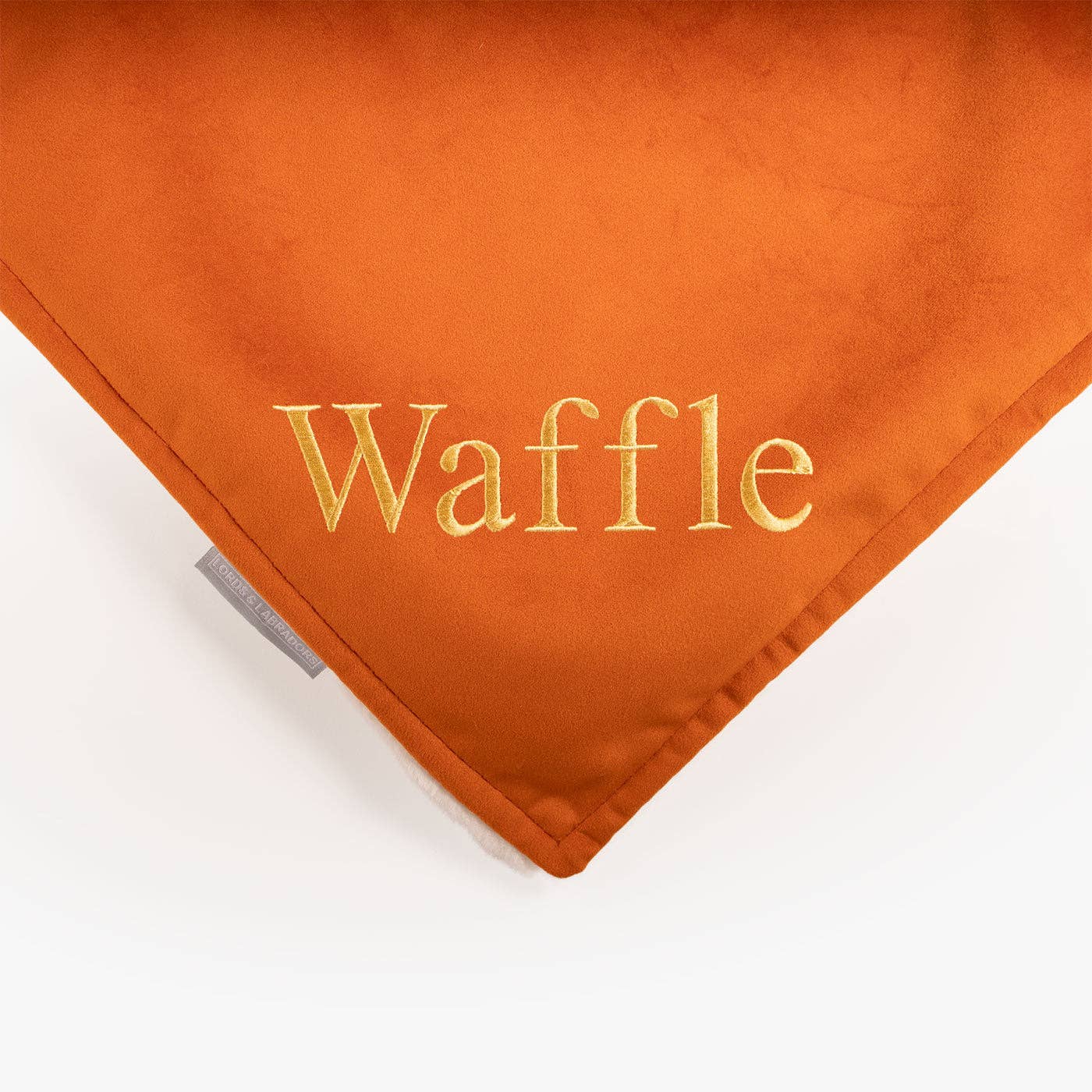 Pumpa sammet Filt för hund och valp i pumpavelour för wholesale på Faire6