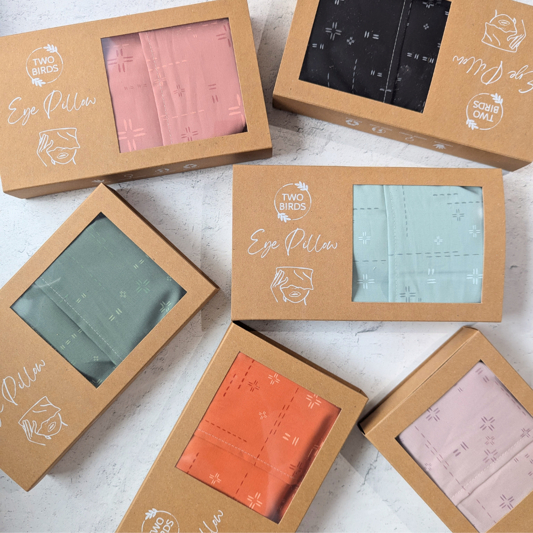 Two Birds Eco Shop - Wholesale Spa/Therapy Pillow - Weighted Aromatherapy Eye Pillow - Deco Stitch8