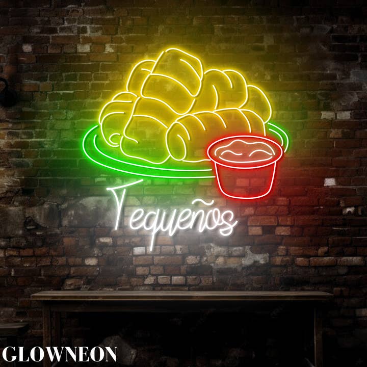 Glow Neon - Wholesale Neon Sign - Tequenos Neon Sign, Tequenos Salsa Venezuela Led Wall Decor1