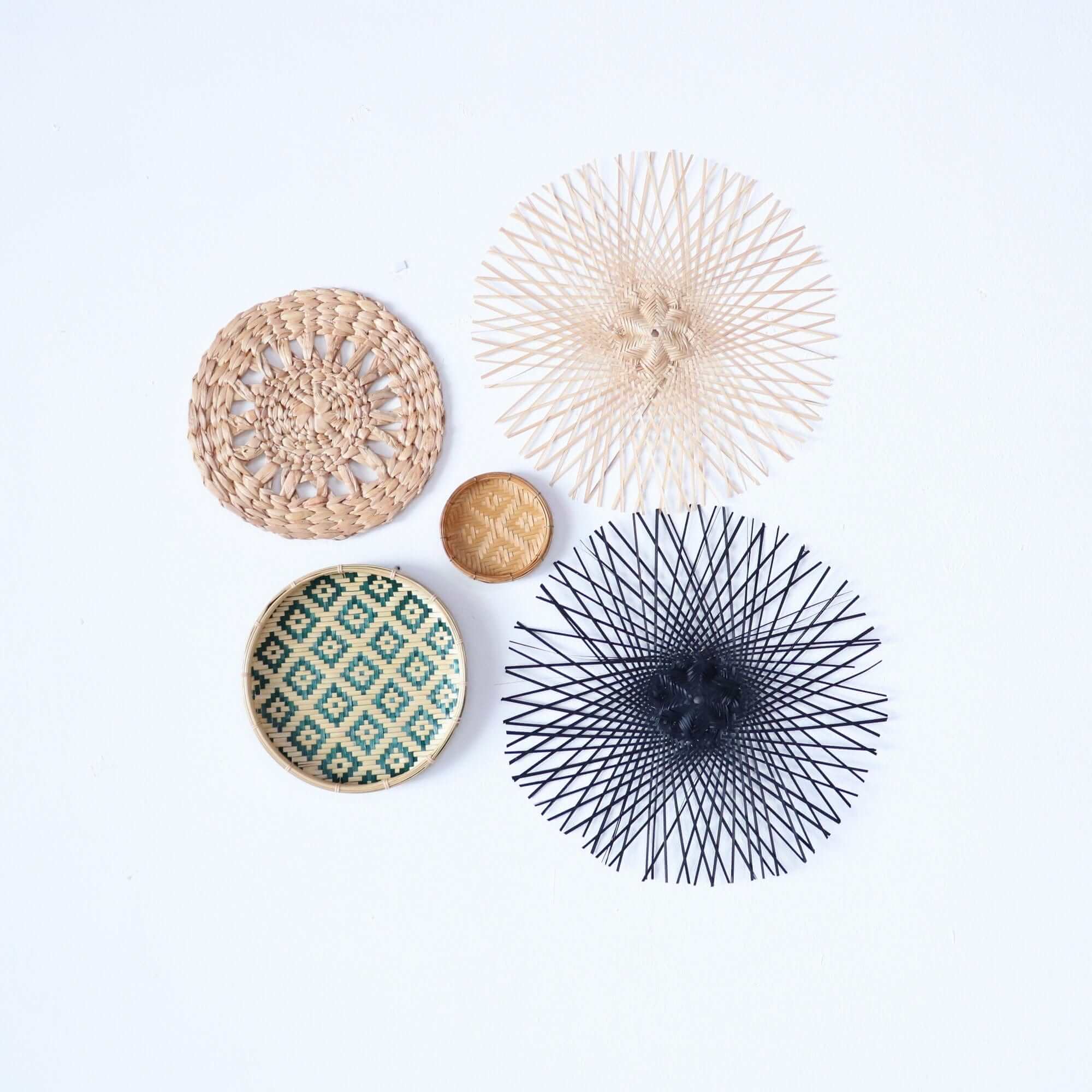 Thaihomeshop – wholesale Wall Accent – KA NOK NUCH -  Wall Hanging  Decor (Set of 5)0