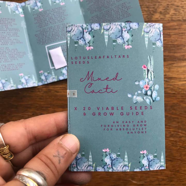 Easy to grow Mixed Cacti - Seeds & Grow Guide for wholesale by lotusleafaltars