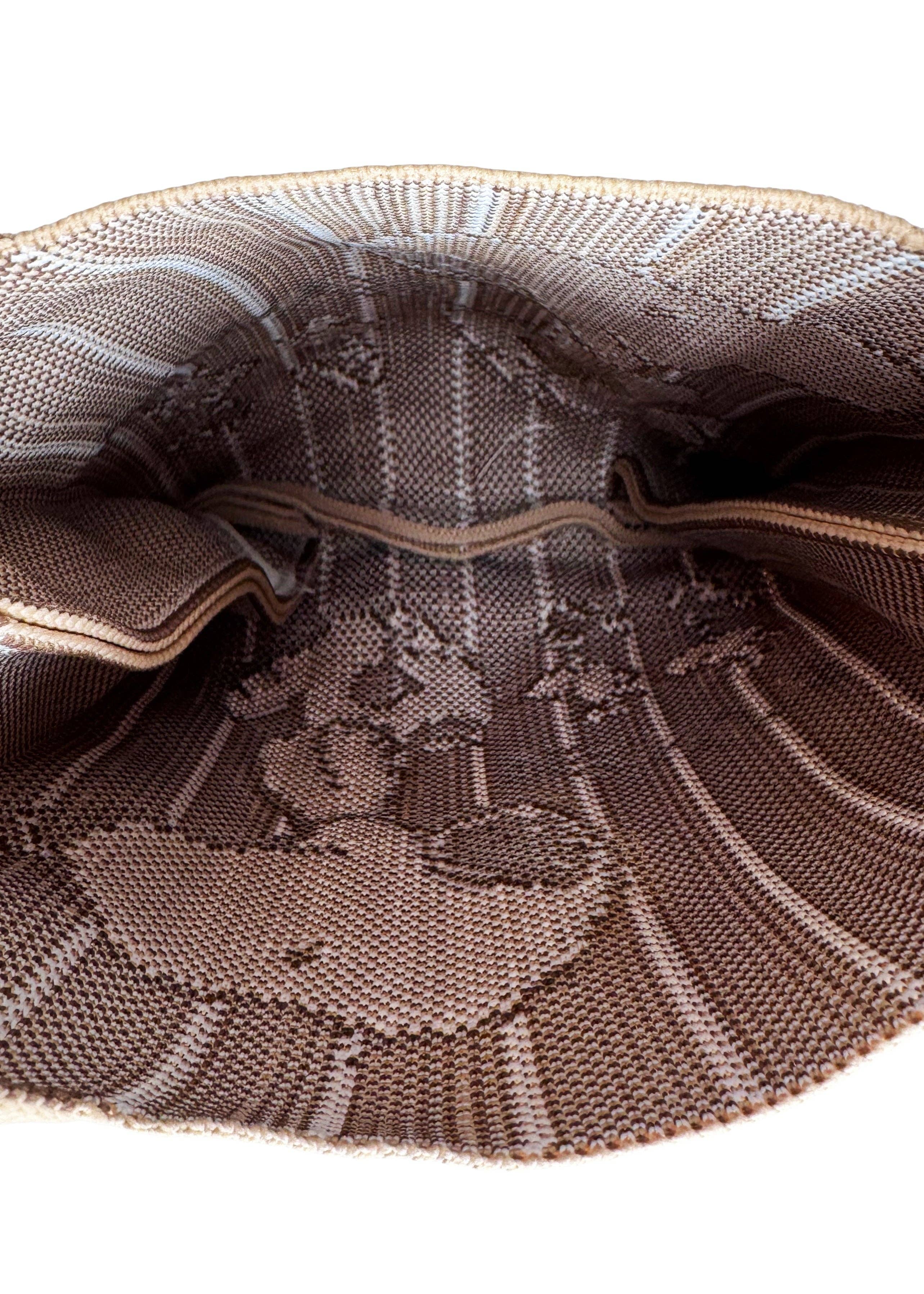 LASR – wholesale Tote bag – Women's – Peanuts Snoopy and Friend Knitted Baggu Brown Mini Tote4