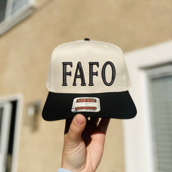 FAFO Embroidered Hat for wholesale by Southern N Savvy