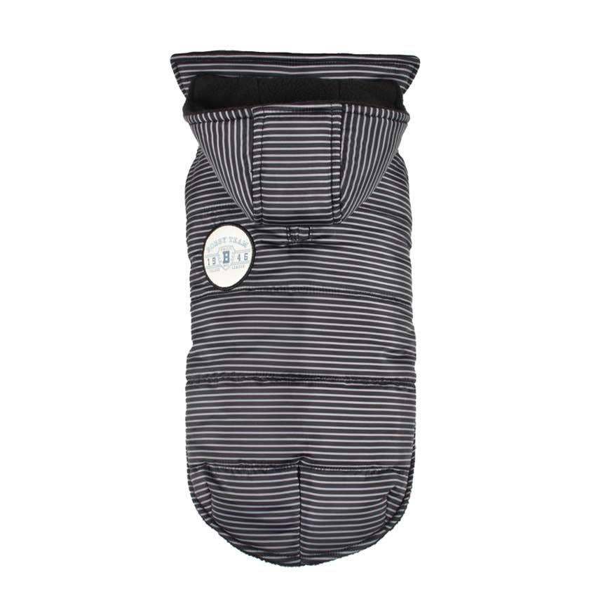 Croci – wholesale Hundregnrock - Hund – Bobby vattentät hundjacka Rayè med avtagbar huva4