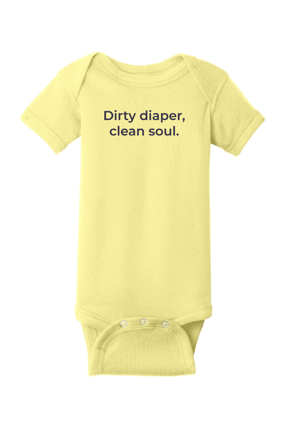 Sock Religious - Wholesale Bodysuit (Non-Footed) - Baby - Dirty Diaper, Clean Soul Onesie3