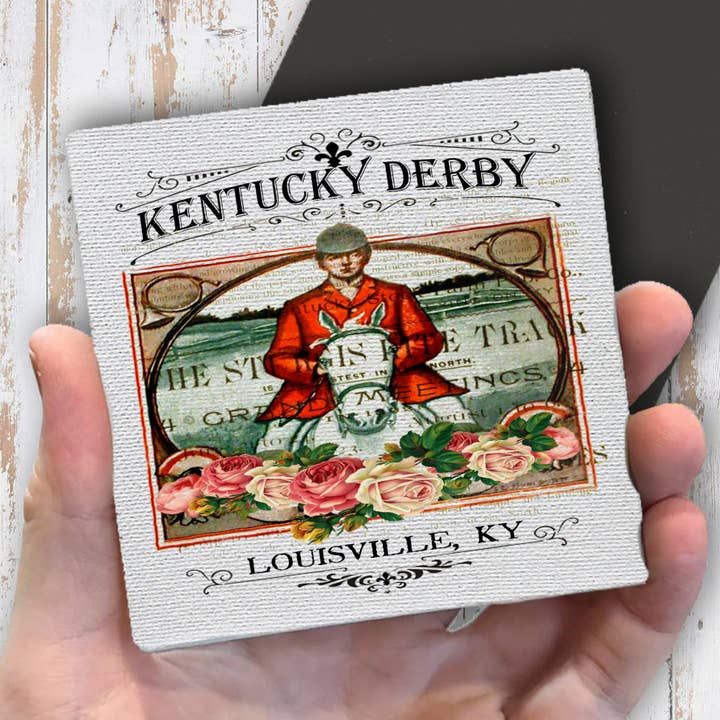Imán de nevera vintage del Derby de Kentucky de Louisville para venta al por mayor de Avery Lane Gifts
