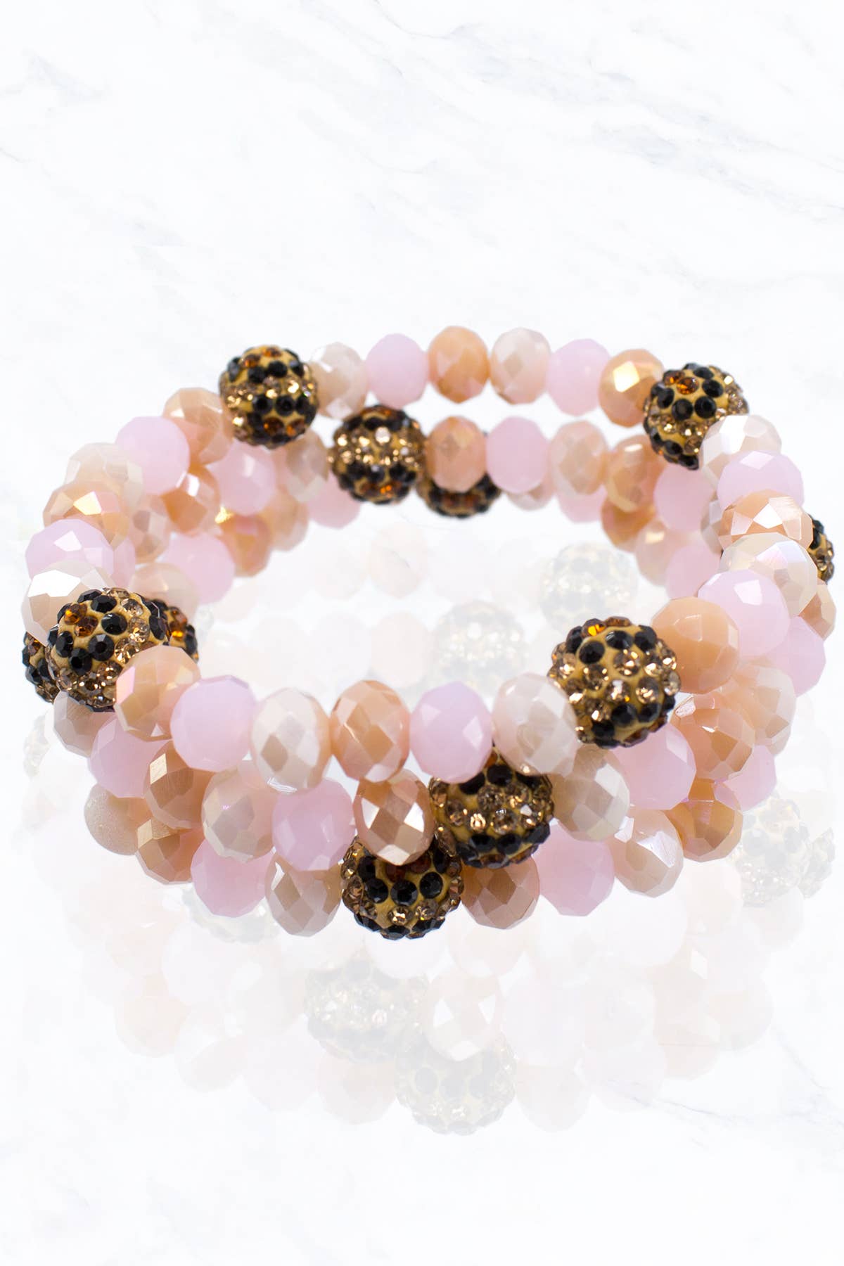 Suzie Q USA - Venta al por mayor Pulsera de cuentas - Pulsera Bola Bead & Leo Stone27
